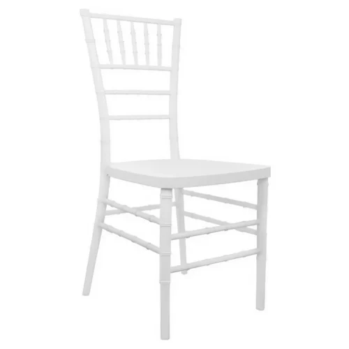 White Plastic Chiavari Chairs