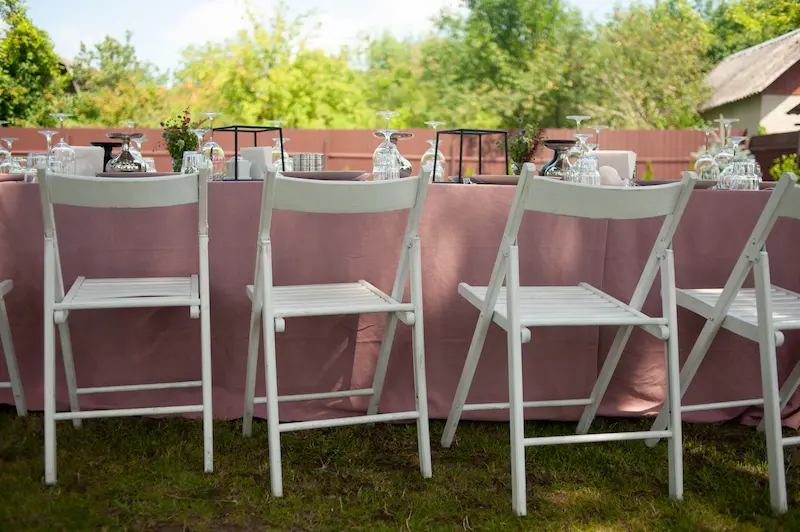 Affordable Folding Garden Chair Rentals