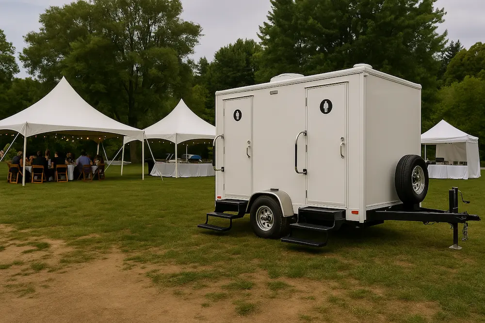 portable restroom trailer rentals Snohomish WA