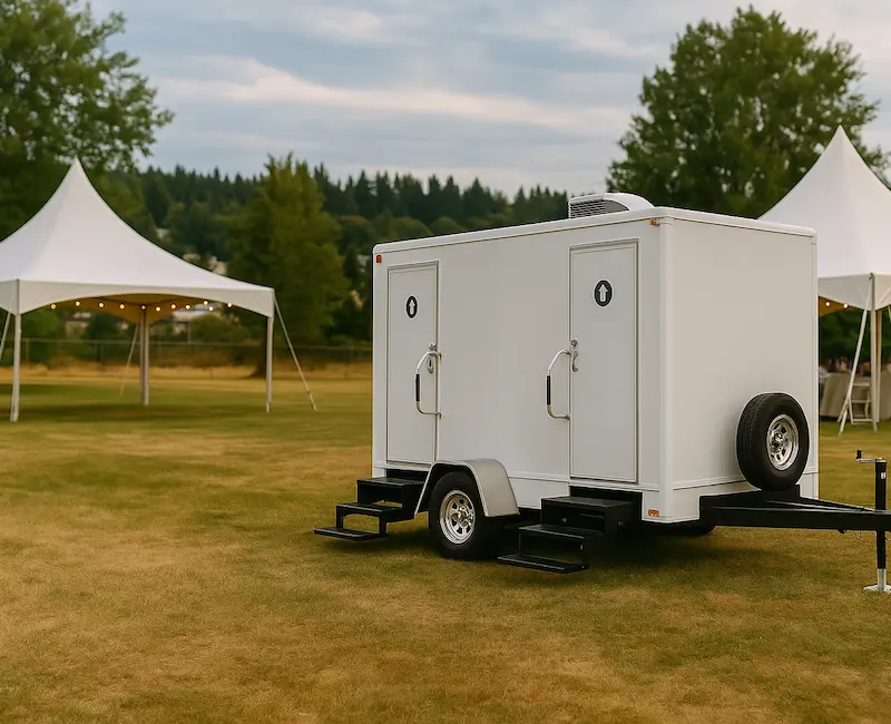 portable restroom trailer rental