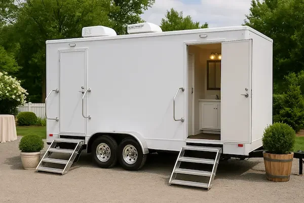 Luxury Restroom Trailers: Why They Are Now a Wedding Essential, Not an Upgrade (2026 Guide)