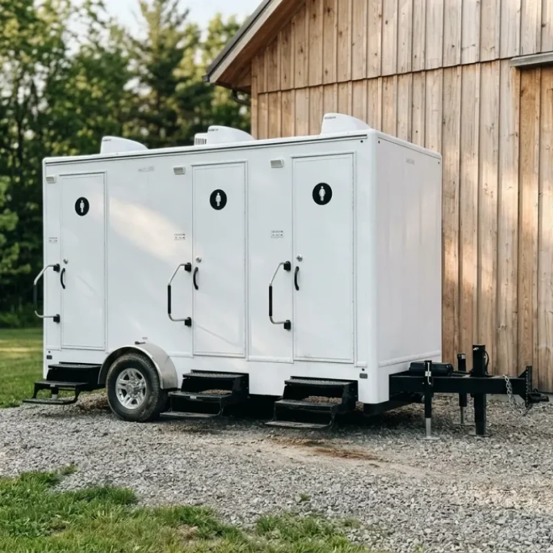 portable restroom trailer