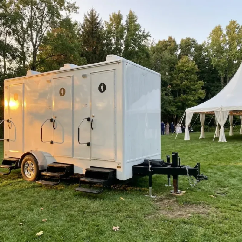 luxury restroom trailer
