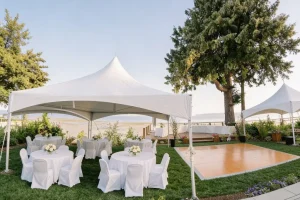 wedding event setup