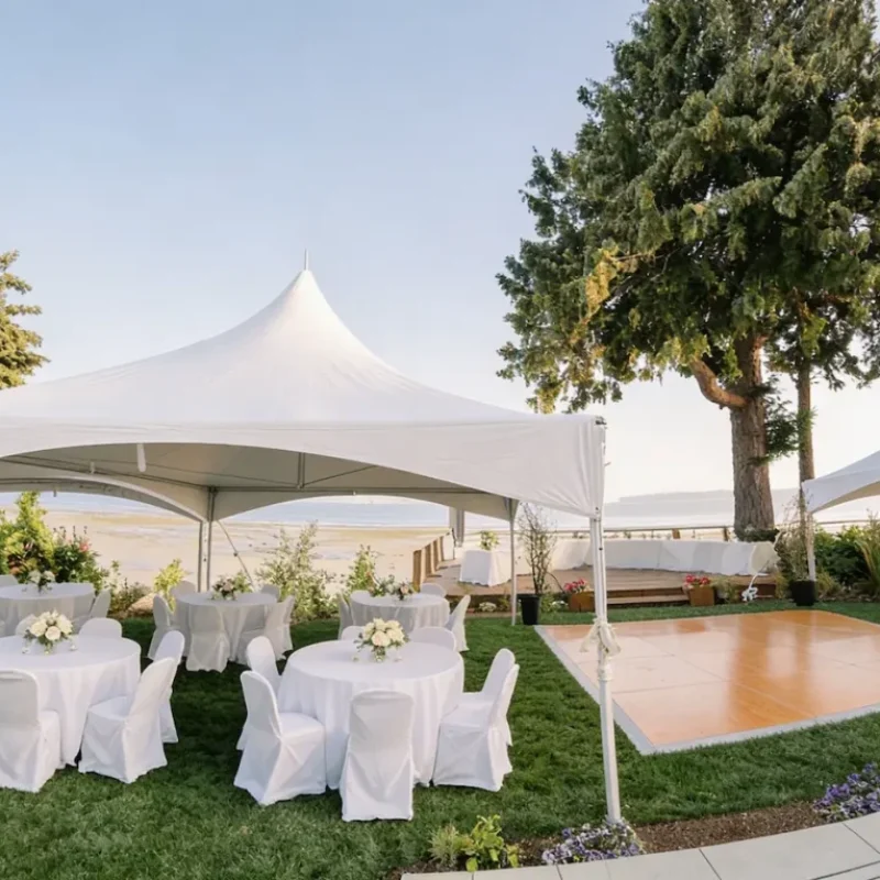 wedding event setup