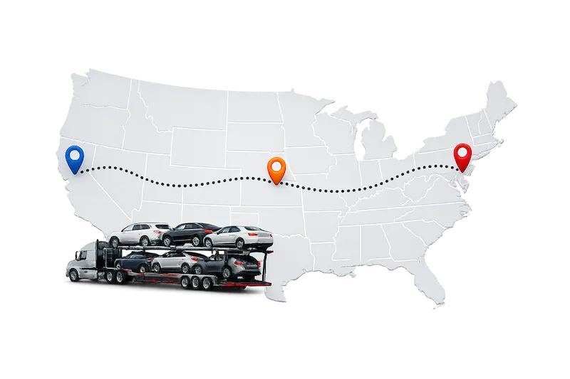 Cross-country auto transport autohaul
