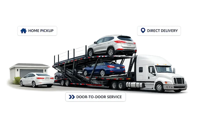 Door-to-door auto transport autohaul
