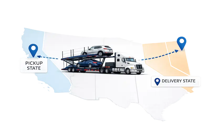 State-to-state auto transport autohaul